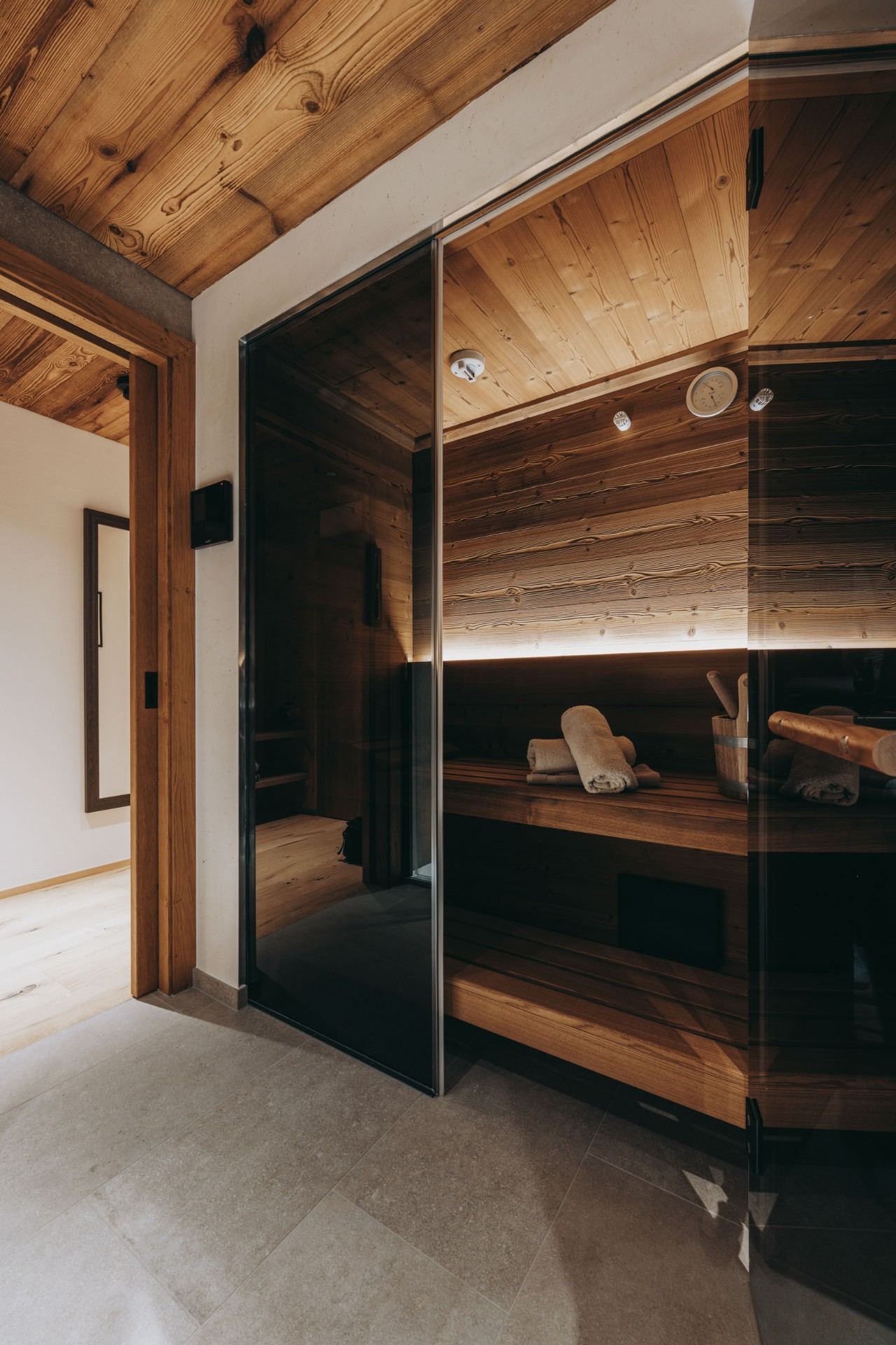 Private finnische Sauna in Room N°2