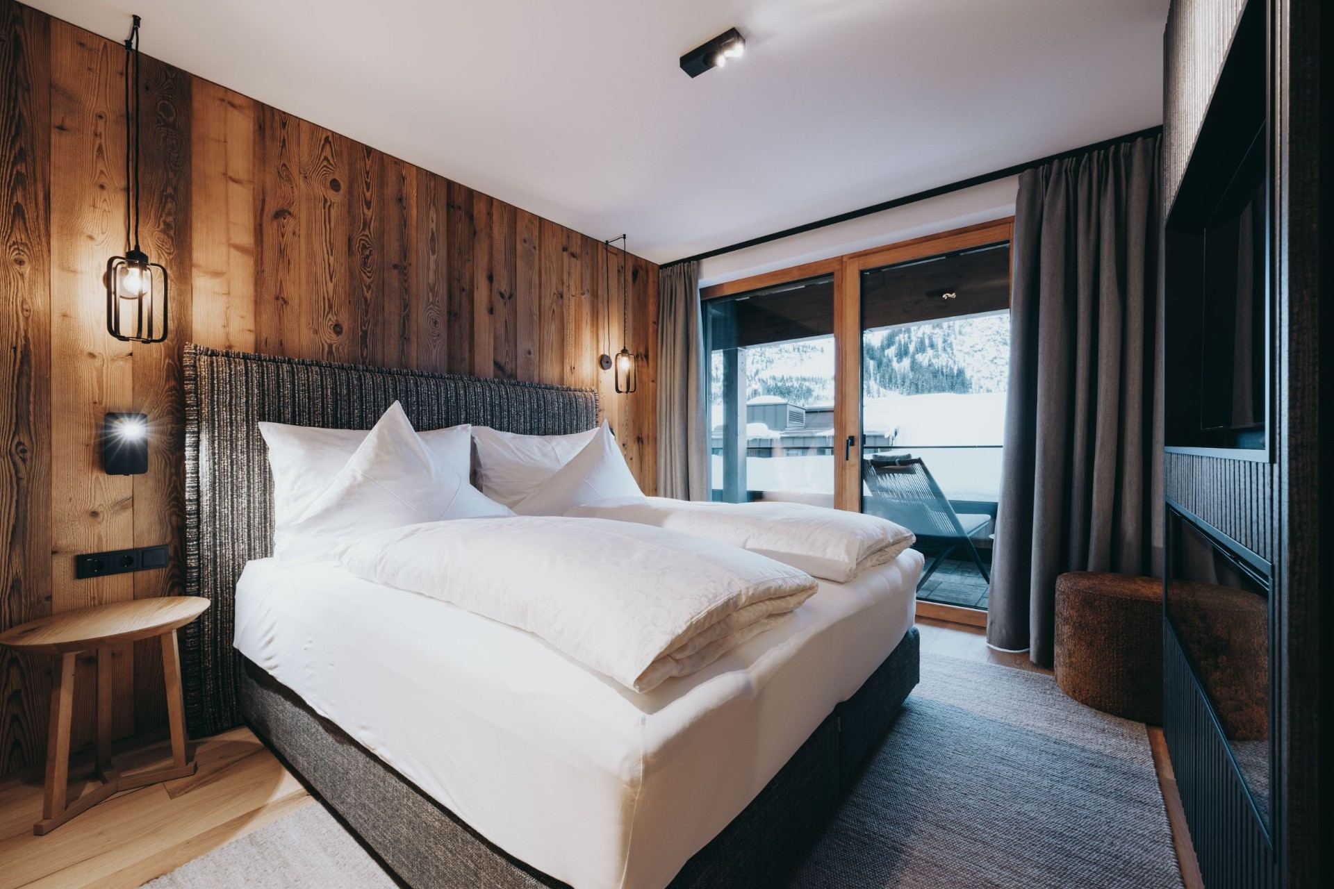 Luxuriöses Schlafzimmer in Suite N°2