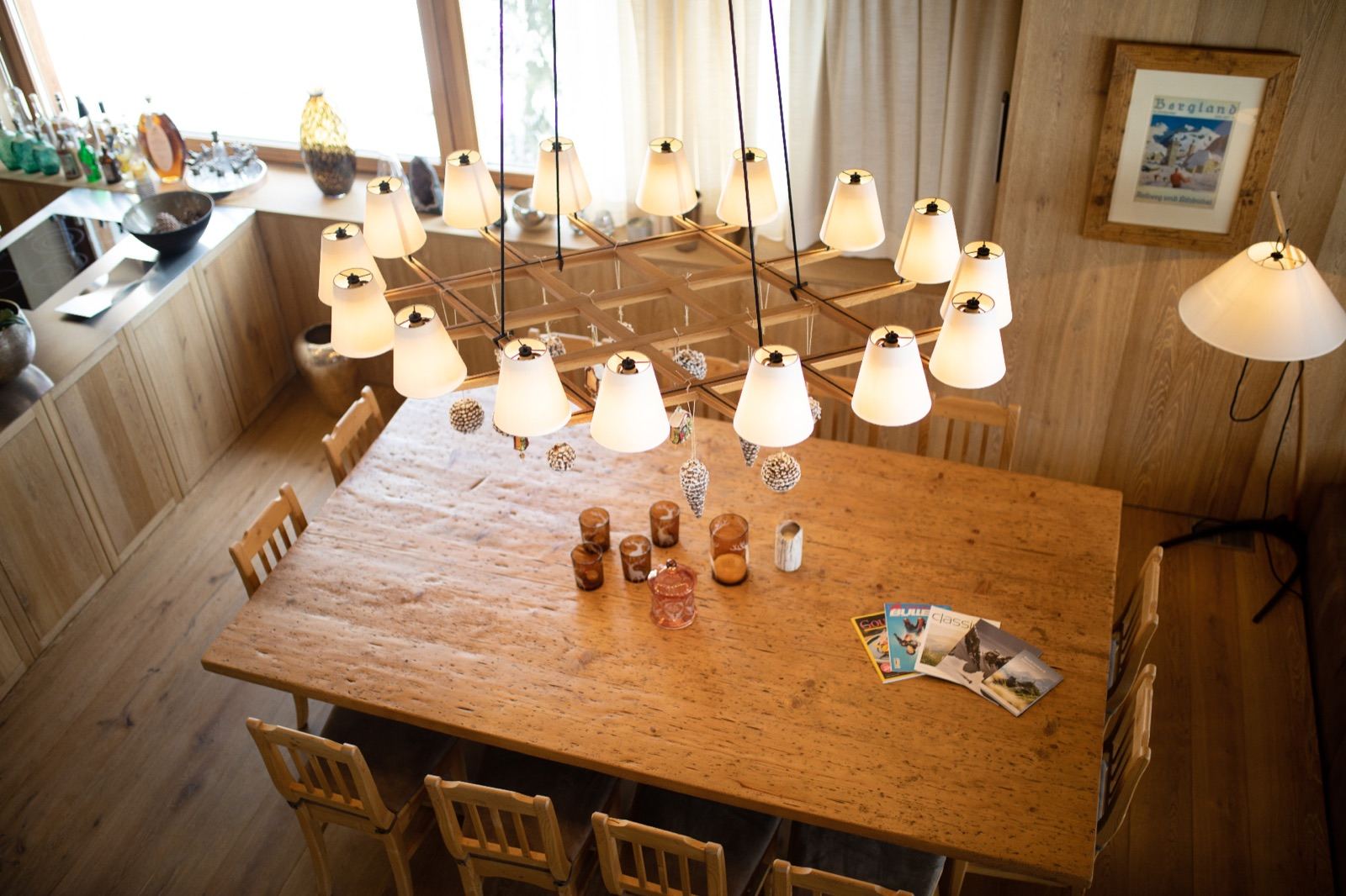 Comedor con candelabro
